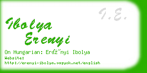 ibolya erenyi business card